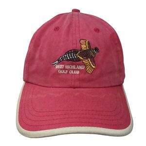 West Richland Golf Club Slideback Hat Red One Size Embroidered Cali Fame